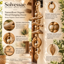 SOLVESSAE™ NatureRoot Organic Wood Hanging Decor