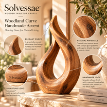 SOLVESSAE™ Woodland Curve Handmade Accent