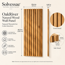 SOLVESSAE™ OakRiver Natural Wood Wall Panel