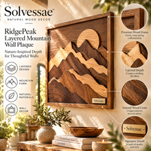 SOLVESSAE™ ForestSpirit Natural Wood Abstract Sculpture